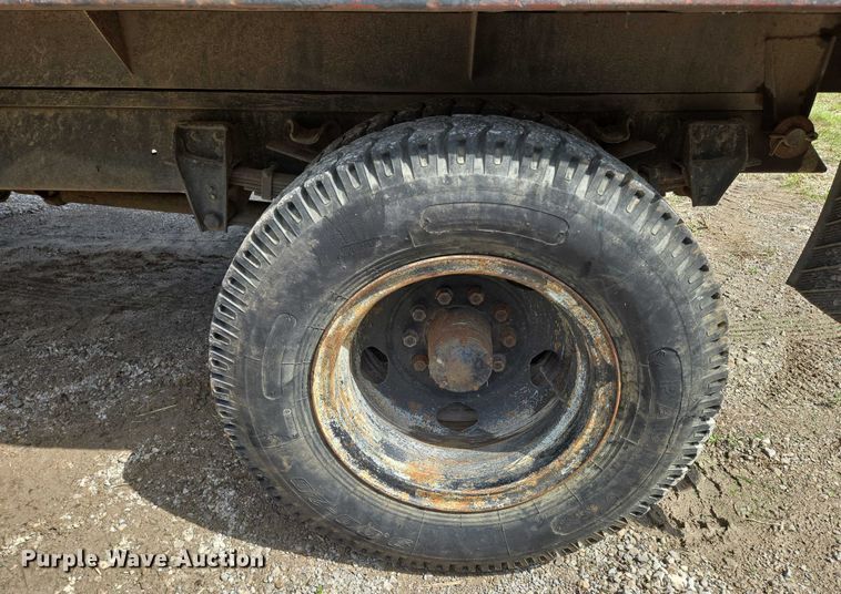 image for item EN8053 1973 Chevrolet C60 dump flatbed truck