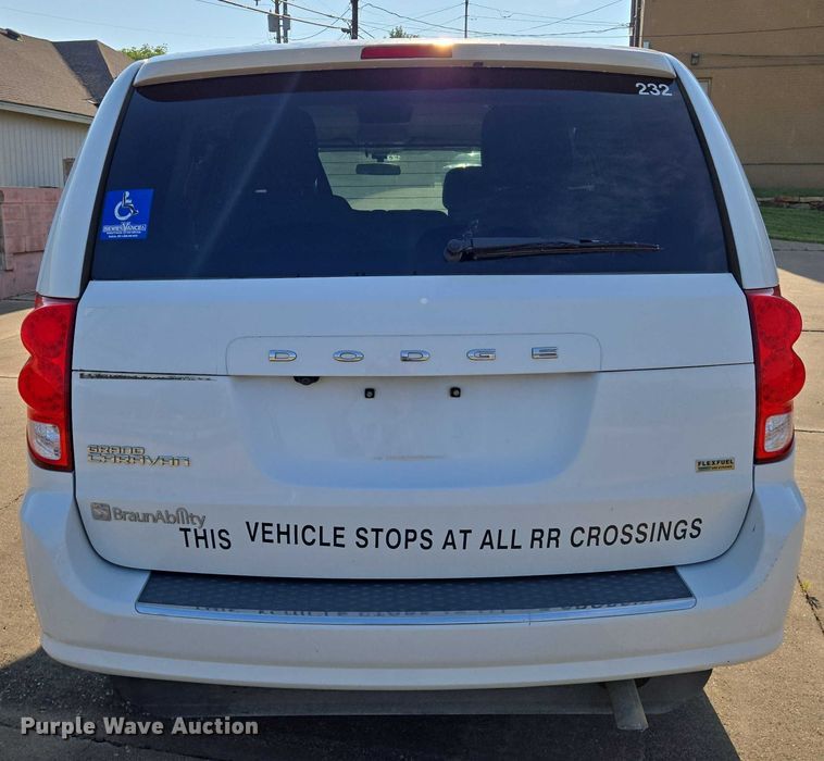 image for item EN8057 2017 Dodge Grand Caravan handicap accessible van