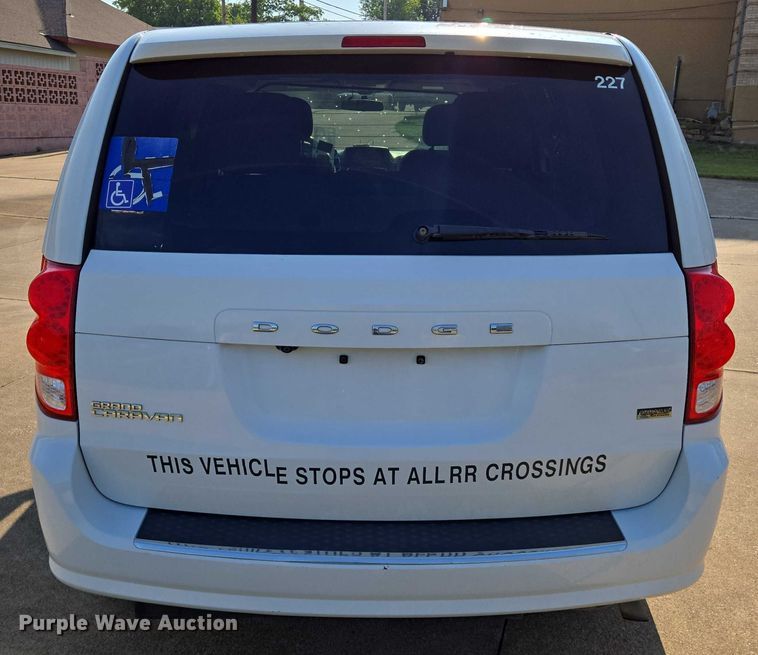 image for item EN8059 2017 Dodge Grand Caravan handicap accessible van