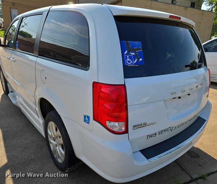 image for item EN8059 2017 Dodge Grand Caravan handicap accessible van