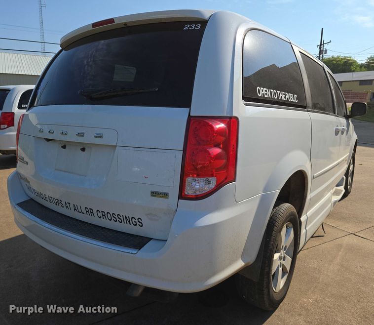 image for item EN8061 2017 Dodge Grand Caravan handicap accessible van