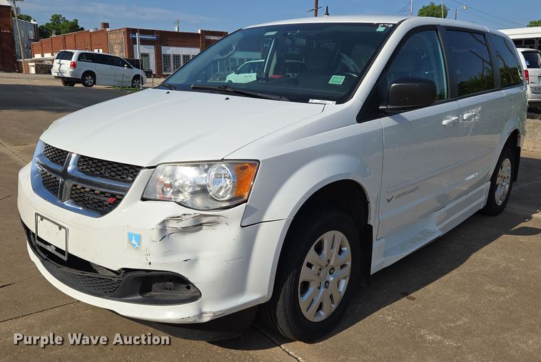 image for item EN8062 2017 Dodge Grand Caravan handicap accessible van