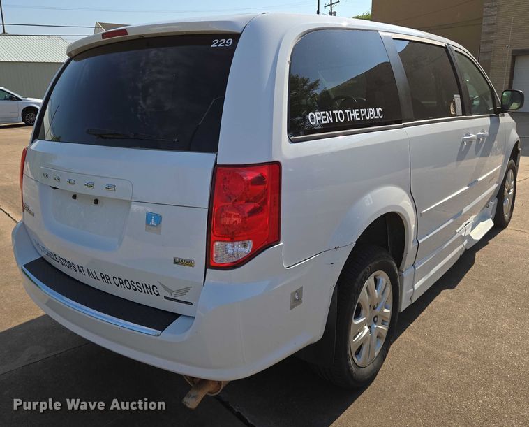 image for item EN8062 2017 Dodge Grand Caravan handicap accessible van