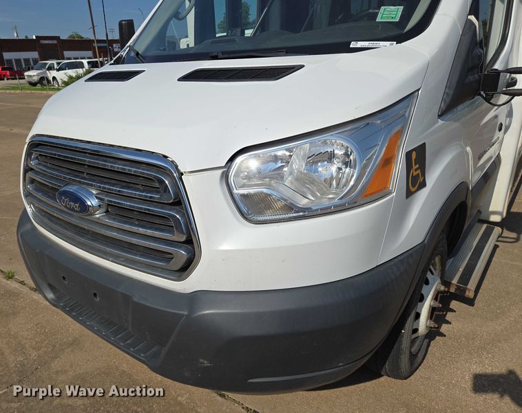 image for item EN8064 2018 Ford Transit 350 shuttle bus