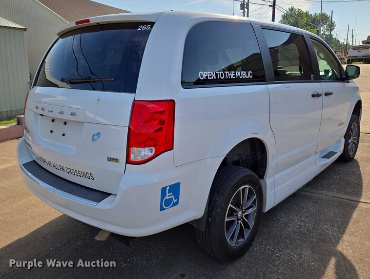 image for item EN8069 2019 Dodge Grand Caravan  handicap accessible van