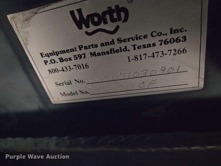 image for item EN8073 Worth 9000CF two post automotive lift