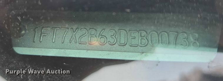 image for item EO1043 2013 Ford F250 Super Duty XLT SuperCab pickup truck