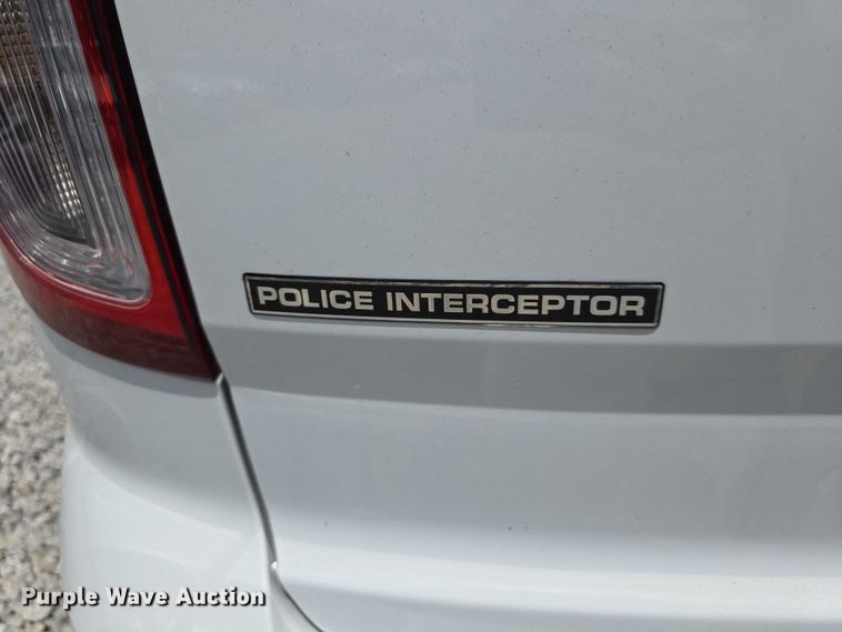 image for item EO1049 2015 Ford Explorer Police Interceptor SUV
