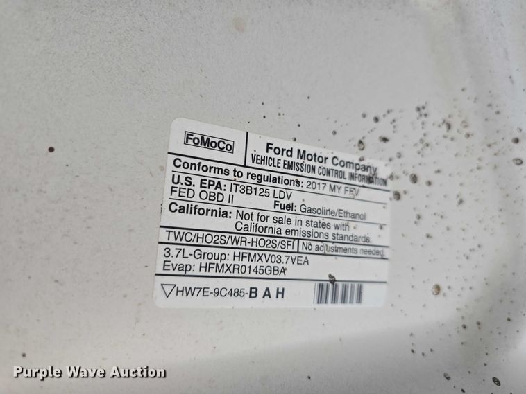 image for item EO1051 2017 Ford Taurus Police Interceptor 