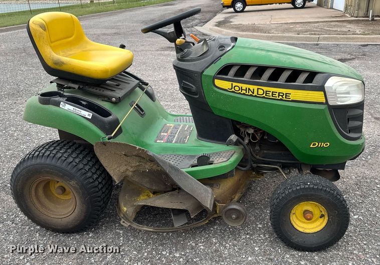 image for item EQ1413 2010 John Deere D110 lawn mower