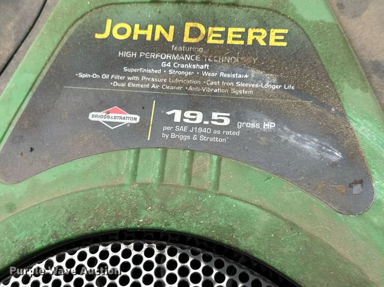 image for item EQ1413 2010 John Deere D110 lawn mower
