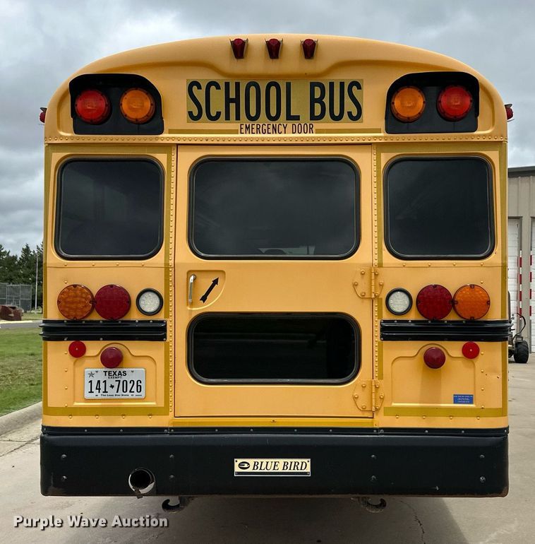 image for item EQ4845 2008 Bluebird school bus