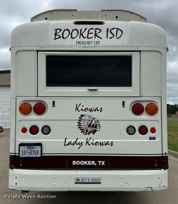 image for item EQ4846 2012 Bluebird coach bus