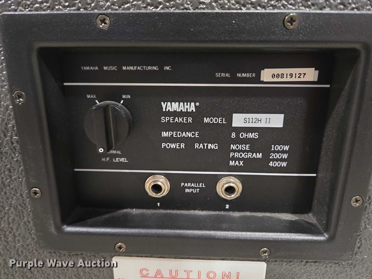 image for item ER5266 (4) Yamaha speakers