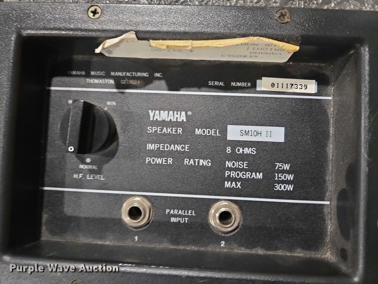 image for item ER5266 (4) Yamaha speakers