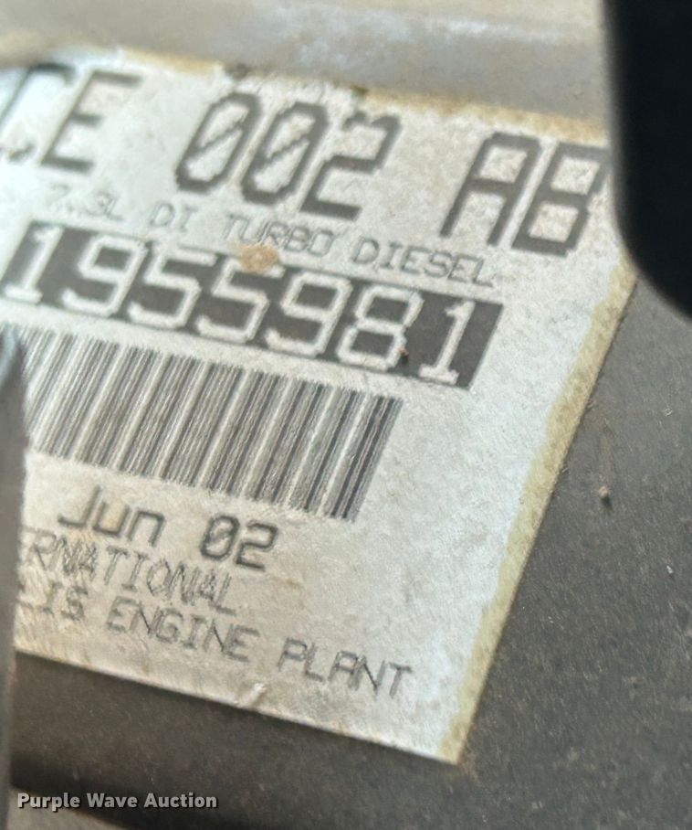 image for item EX9275 2002 Ford F350 Super Duty XLT ambulance