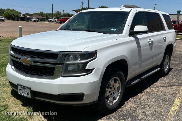 image for item EX9276 2015 Chevrolet Tahoe Police SUV