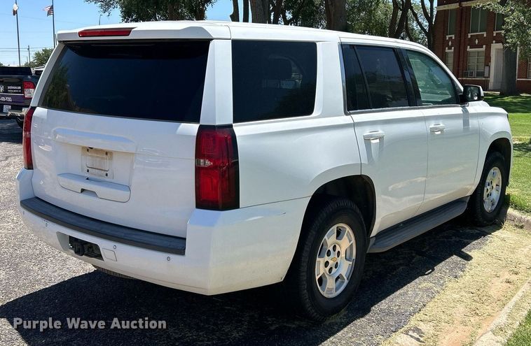 image for item EX9276 2015 Chevrolet Tahoe Police SUV