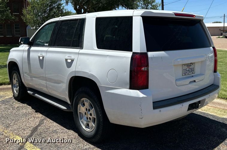 image for item EX9276 2015 Chevrolet Tahoe Police SUV