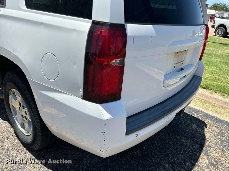 image for item EX9276 2015 Chevrolet Tahoe Police SUV