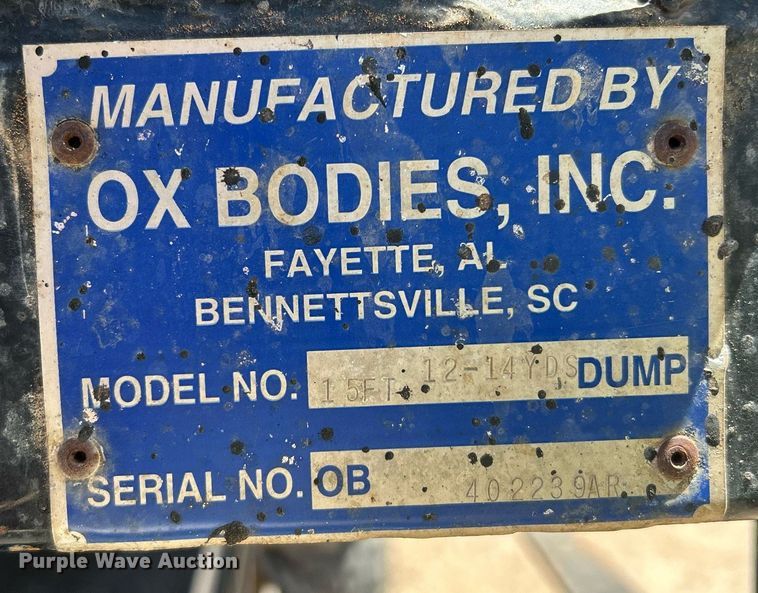 image for item EX9811 1995 International 9400 dump truck