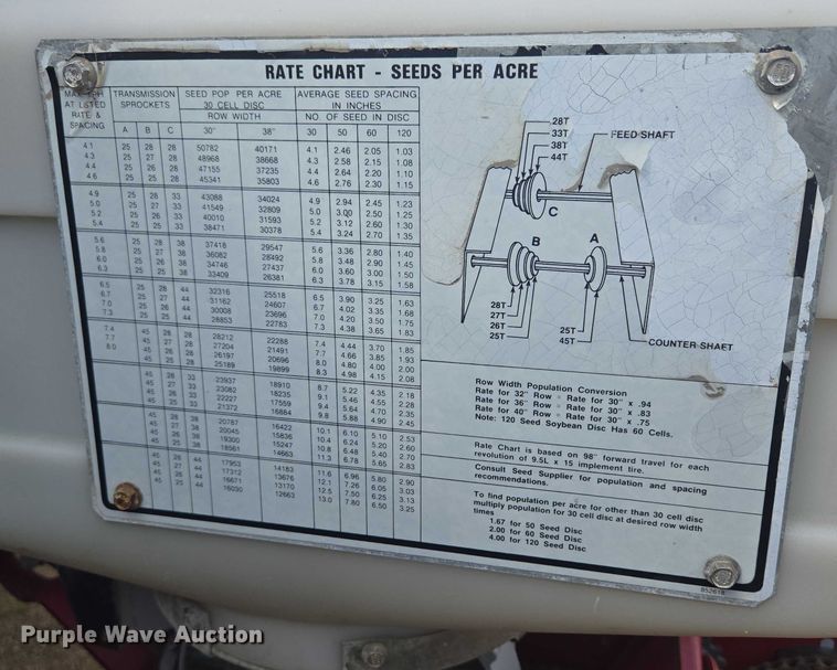 image for item DR4442 1996 AGCO White 6180 planter