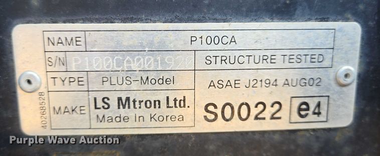 image for item DT4900 LS Mtron P7040 MFWD tractor