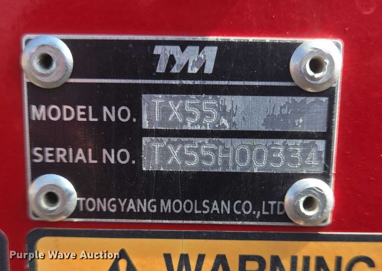 image for item DT4911 TYM T554STUSM1 MFWD tractor