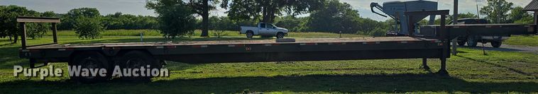 image for item DT6964 1980 Vulcan Mfg Trailers LB20 drop deck trailer