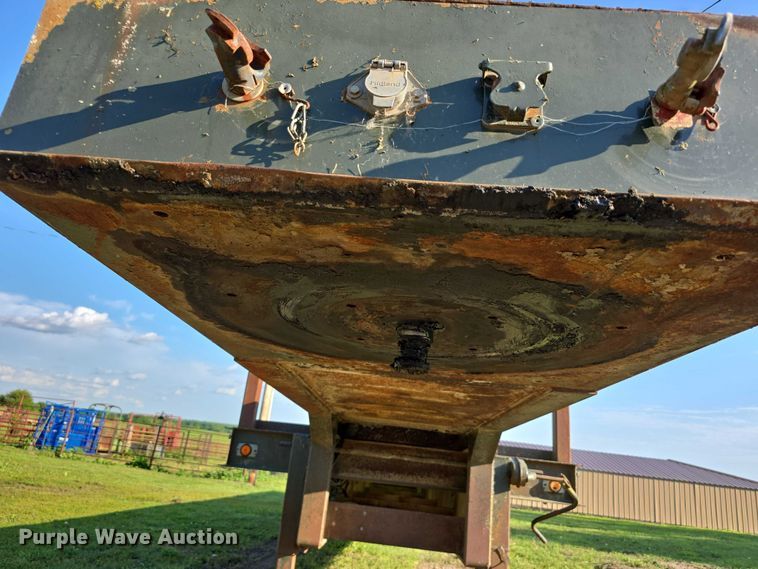 image for item DT6964 1980 Vulcan Mfg Trailers LB20 drop deck trailer