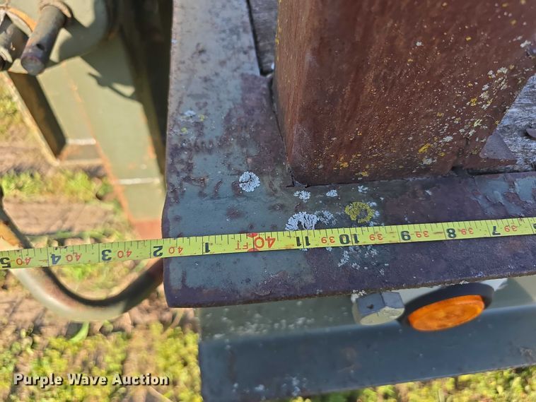 image for item DT6964 1980 Vulcan Mfg Trailers LB20 drop deck trailer