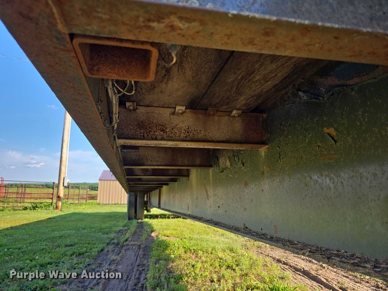 image for item DT6964 1980 Vulcan Mfg Trailers LB20 drop deck trailer