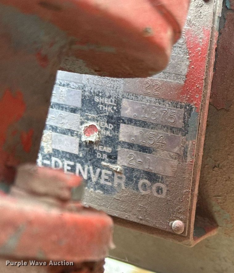 image for item DU7796 1971 Gardner-Denver air compressor