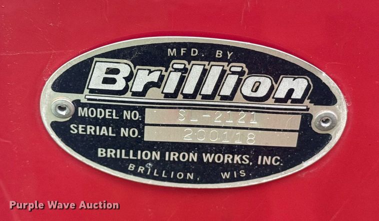 image for item DU7817 Brillion Turfmaker SL212 grain drill