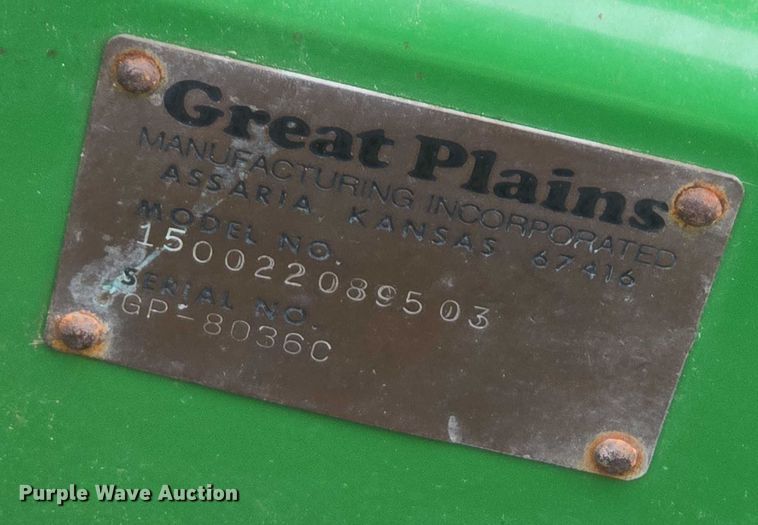 image for item DU7826 Great Plains CPH-1595 34 grain drill