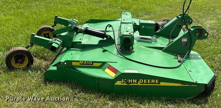 image for item DU9803 John Deere MX10 rotary mower