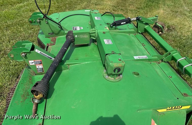image for item DU9803 John Deere MX10 rotary mower