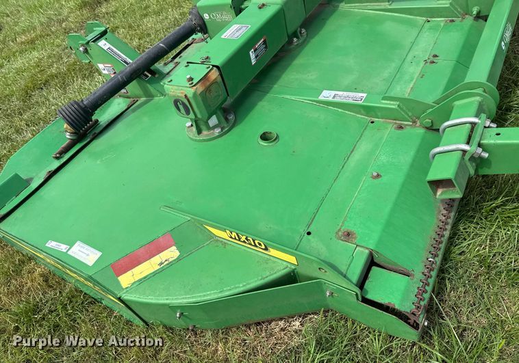 image for item DU9803 John Deere MX10 rotary mower