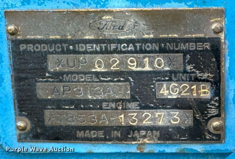 image for item DU9807 Ford 1910 tractor