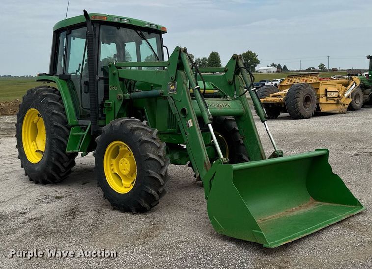 image for item DV2743 1996 John Deere 6400 MFWD tractor