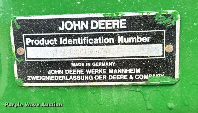 image for item DV2743 1996 John Deere 6400 MFWD tractor