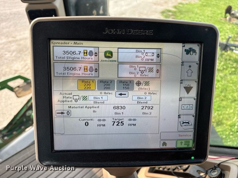 image for item DV4169 2015 John Deere R4045 spreader