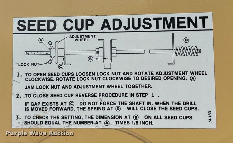 image for item DY0538 Krause 5400 grain drill