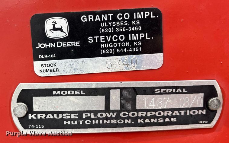 image for item DY0538 Krause 5400 grain drill