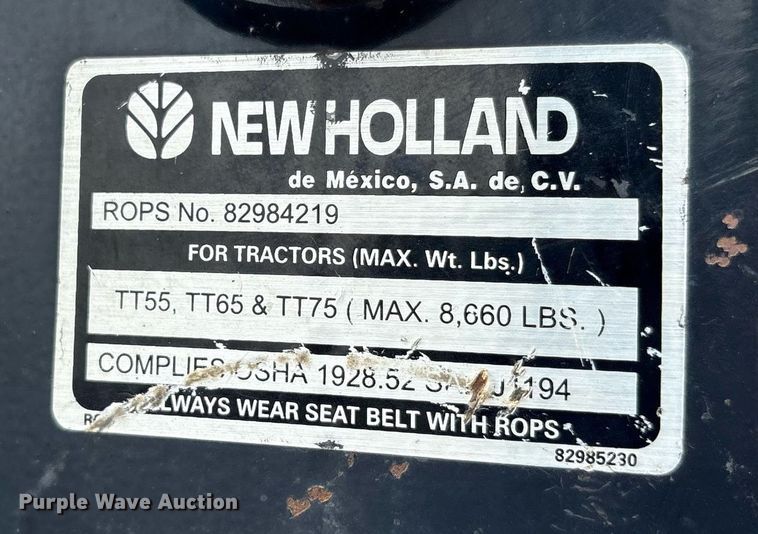 image for item DY0584 2004 New Holland TT55 tractor