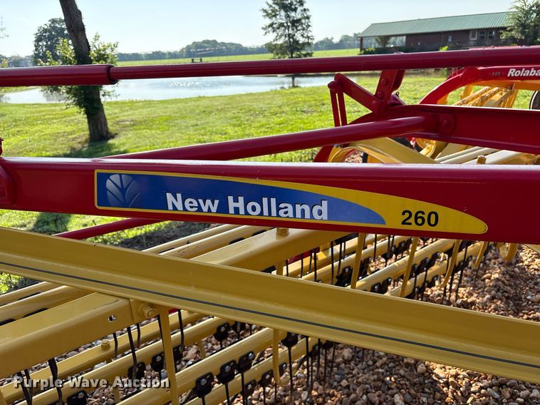 image for item DY0599 New Holland Rolabar 260 hay rake