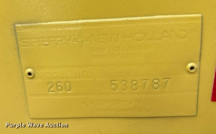 image for item DY0599 New Holland Rolabar 260 hay rake