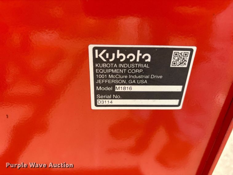 image for item DY0634 Kubota LA1944A loader