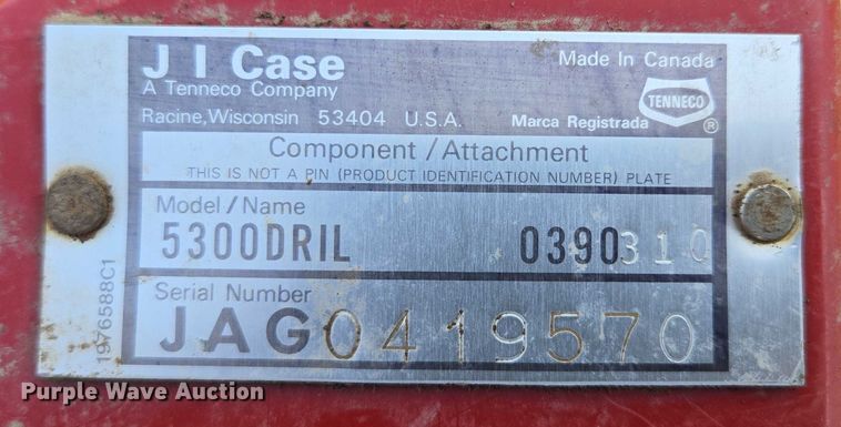 image for item EF1489 Case International 5300 Soybean Special grain drill