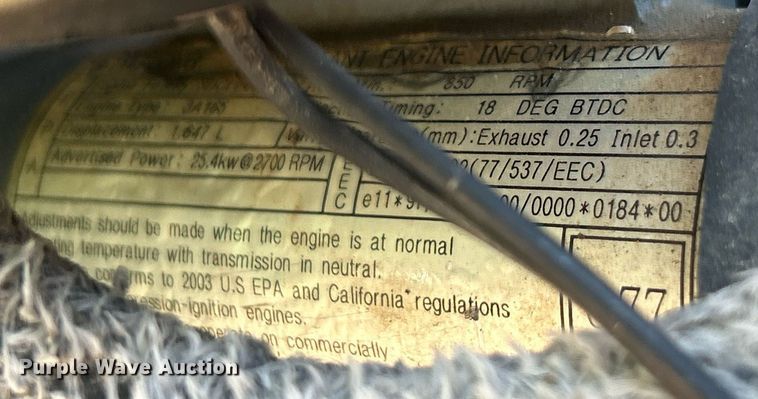 image for item EK8184 Kioti DK35 MFWD tractor